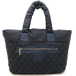 Chanel Nylon Bag Tote Tote Blue Cococoon